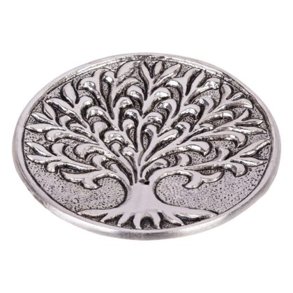 Silver Tree of Life Incense Holder