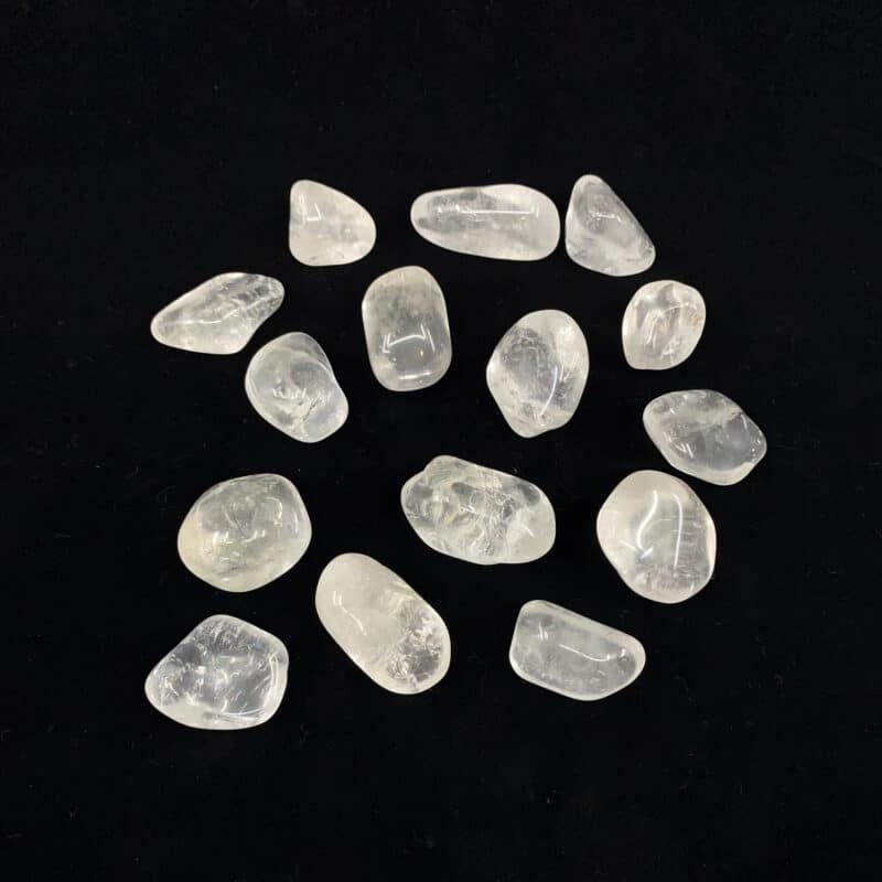 Clear Quartz Tumbled Stones - A Grade