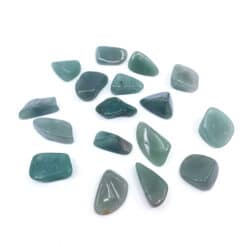Green Aventurine Tumbled Stones Small Free Form - A Grade