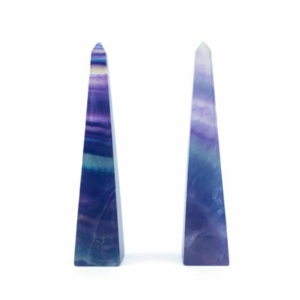 Rainbow Fluorite Obelisk 100mm