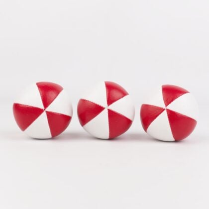 JD Pro Star Juggling Ball Red/White - Set of 3
