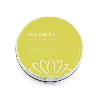 Organic Lemon Myrtle Hand Cream 100ml - Mountain Lotus