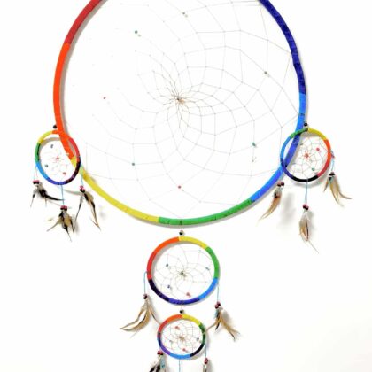 Dream Catcher JUMBO Suede 55cm Rainbow