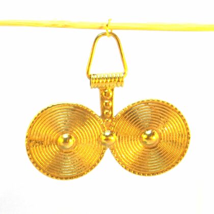 Georgian Double Spiral Pendant