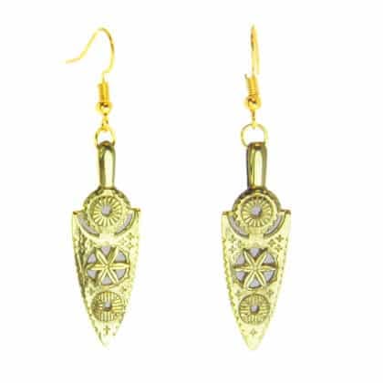 Georgian Earrings Ornamental Dome-Shaped