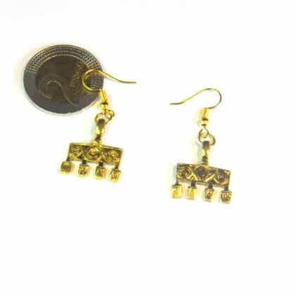 Georgian Four Bladed Earrings small