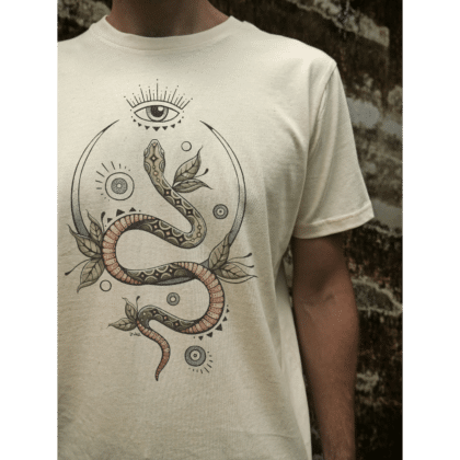 Nagini - Izwoz Organic Cotton Unisex T'Shirt Natural Raw