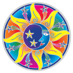 Sunseal Sun, Moon, Star Mandala