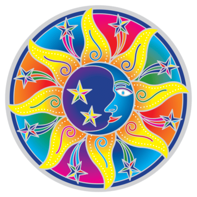 Sunseal Sun, Moon, Star Mandala