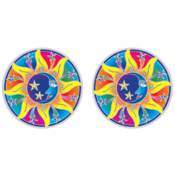Sunlight Sun, Moon, Star Mandala