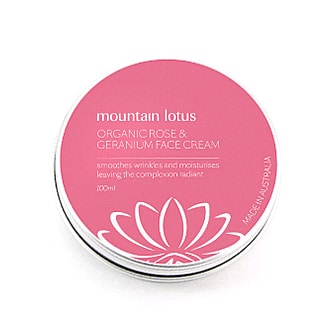 Organic Rose & Geranium Face Cream 100ml - Mountain Lotus