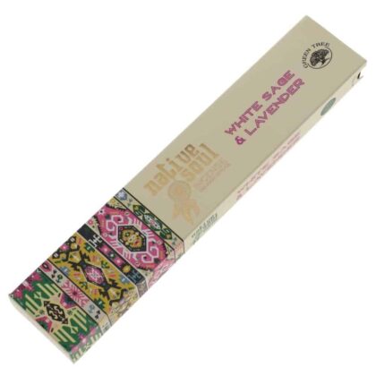 Native Soul - WHITE SAGE and LAVENDER Incense Smudge Sticks 15g