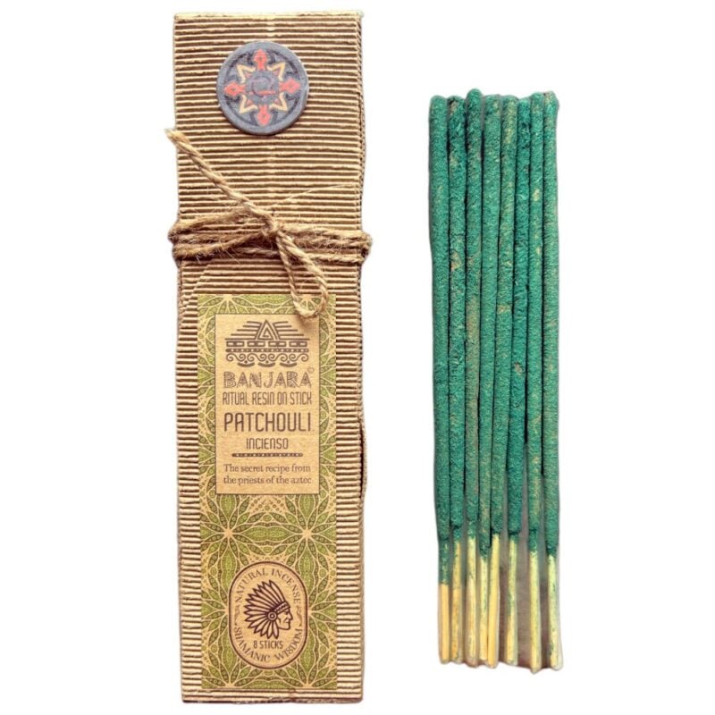 Shamanic Wisdom Incense - PATCHOULI - 8x Ritual Resin on Stick