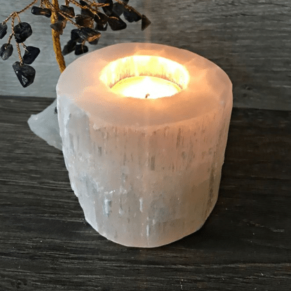 Selenite Tealight Holder