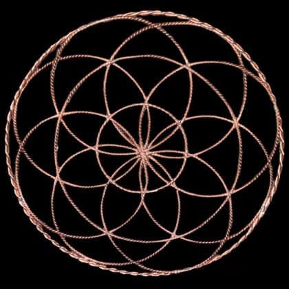 Flower of Life Charge Plate