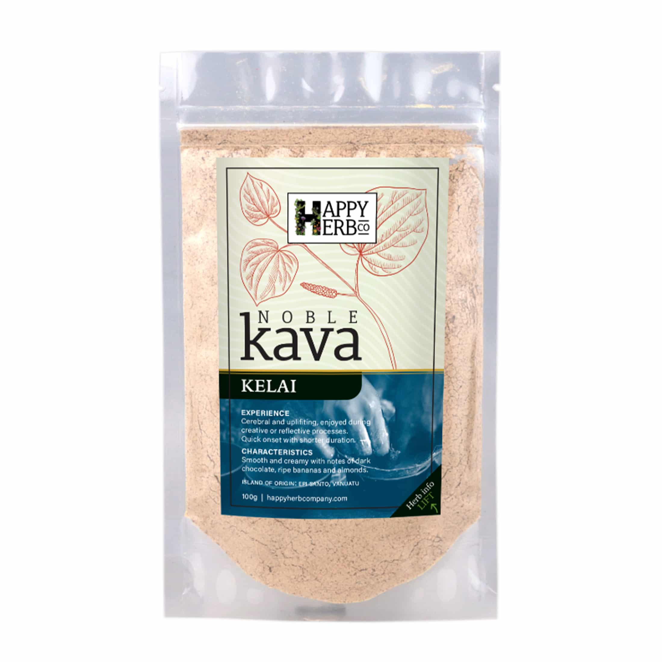 Noble Kava Kelai Strain 100g - Happy Herb Co