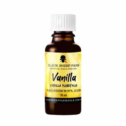 Vanilla Oleoresin 3% in Jojoba Oil 25ml - Black Sheep Farm Oils
