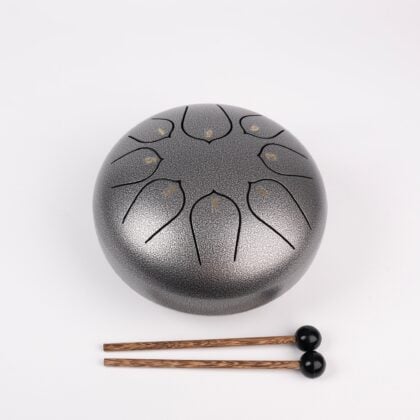 Kayu Pocket Steel Tongue Drum Silver