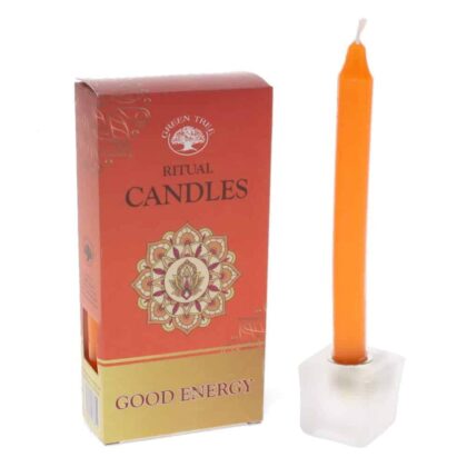 Green Tree Ritual Candles - Good Energy