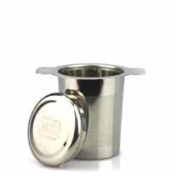 Tea Infuser Happy Herb Stainless Steel Small with Lid
