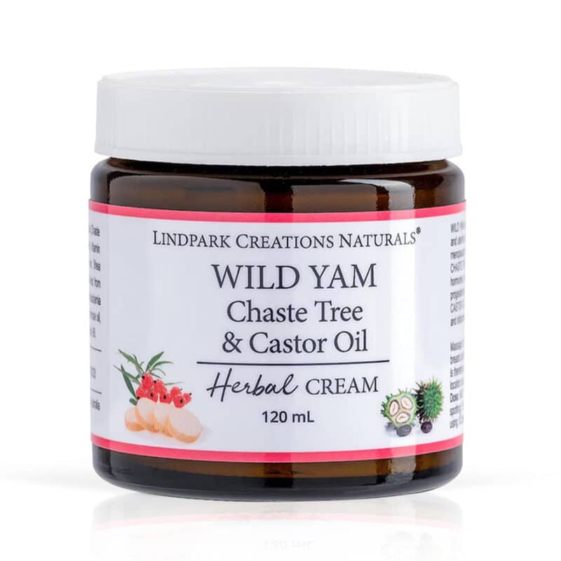 Wild Yam & Chaste Tree Berry Herbal Cream 120ml - Lindpark Creations Naturals