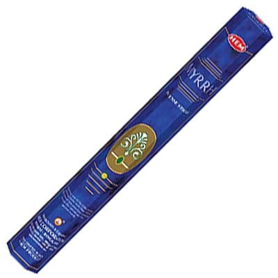 HEM Incense Sticks MYRRH Hex 20 sticks