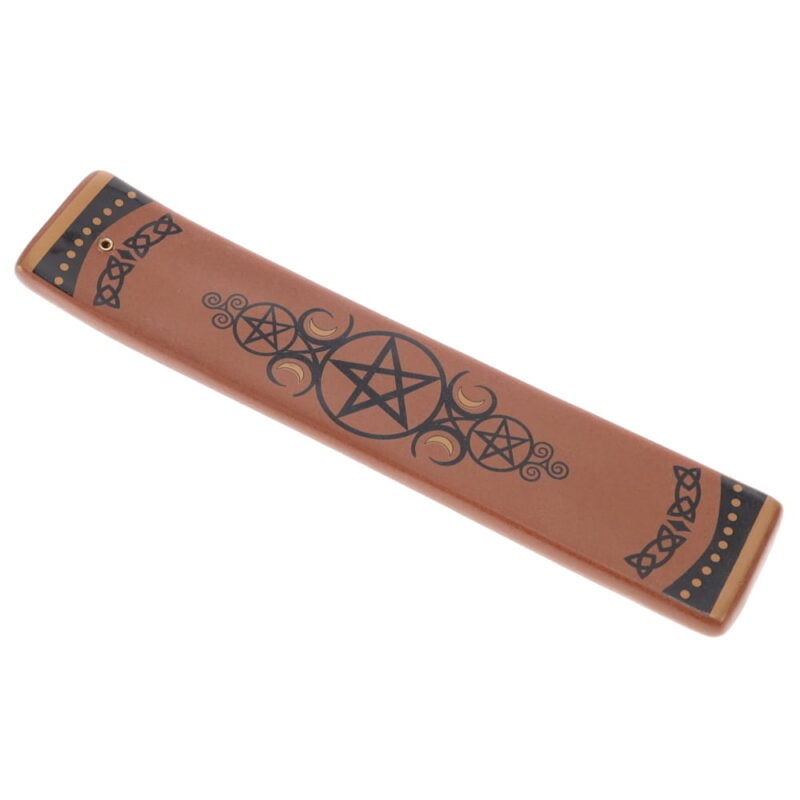 Pentacle Ceramic Incense Holder