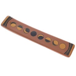 Moon Phases Ceramic Incense Holder