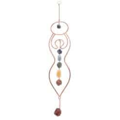 Copper Plated Goddess Chakra Hanging