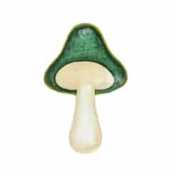 Mushroom Green Blue Wooden Tray