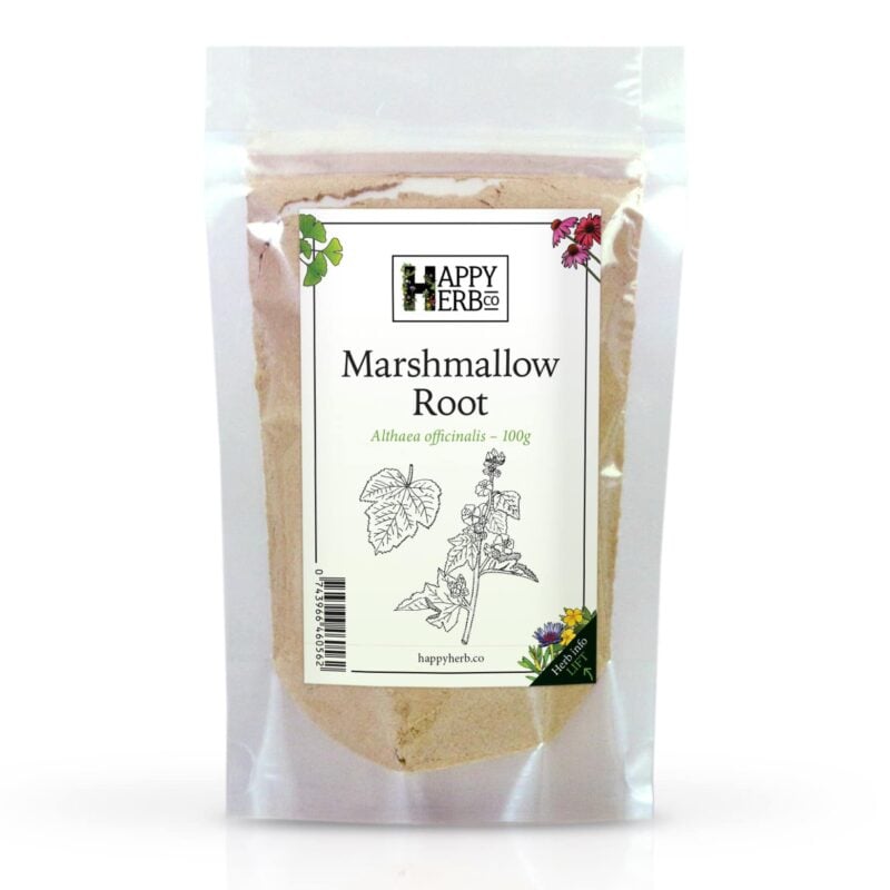Marshmallow Root Powder 100g - Happy Herb Co
