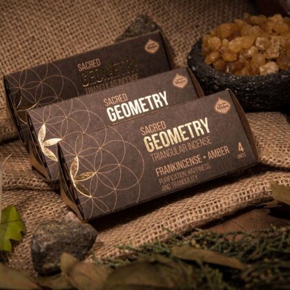 Sacred Geometry Benzoin and Yagra Triangular Incense