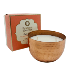 Ayurveda Candle with Sage and Mint