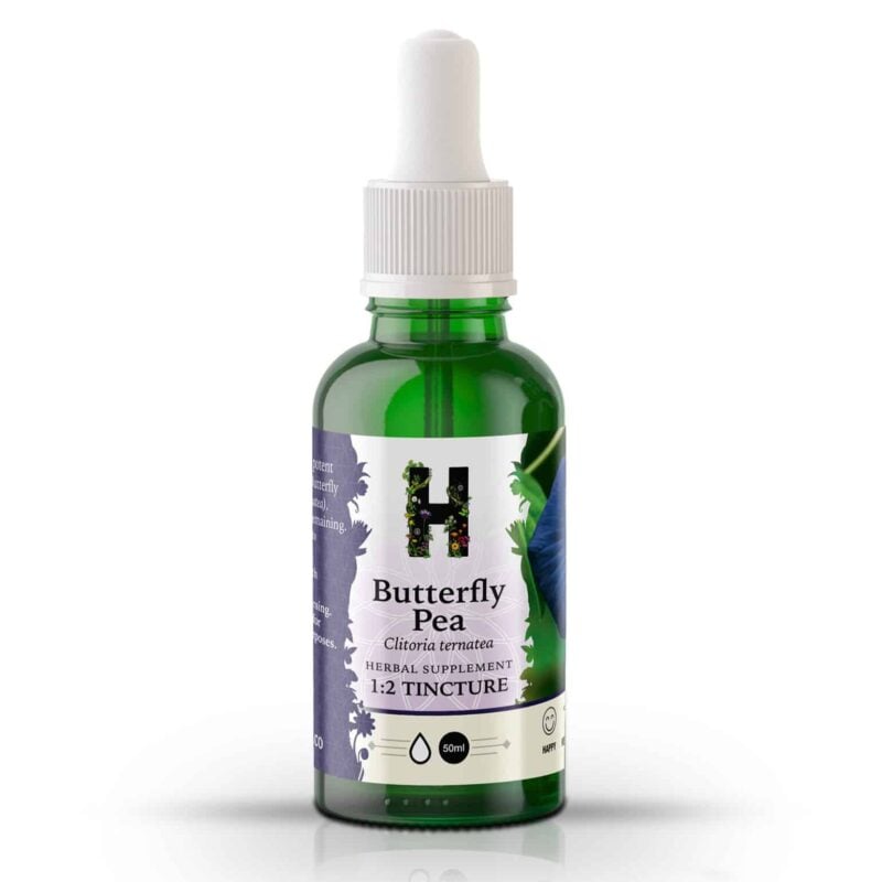 Butterfly Pea Tincture 1:2 50ml - Happy Herb Co