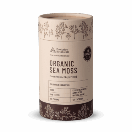 Organic Sea Moss 120 Capsules - Evolution Botanicals