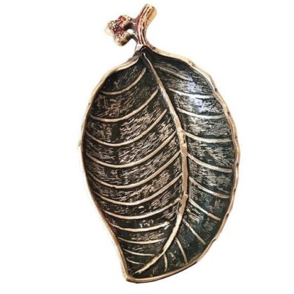 Brass Vine Leaf Bowl
