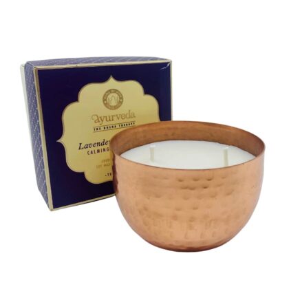 Ayurveda Candle LAVENDER LEMONGRASS Calming + Refreshing TRIDOSHA