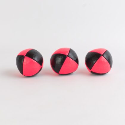 Pro Neon Juggling Ball - Set of 3 Black/Pink