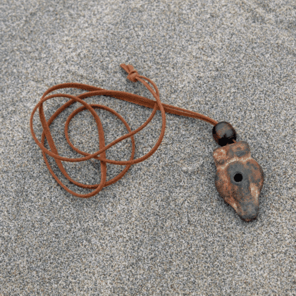 Shamanic Owl Whistle Necklace