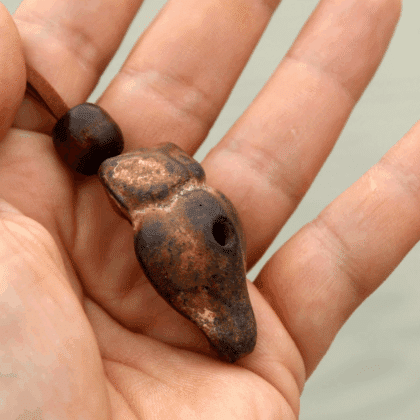 Shamanic Owl Whistle Necklace