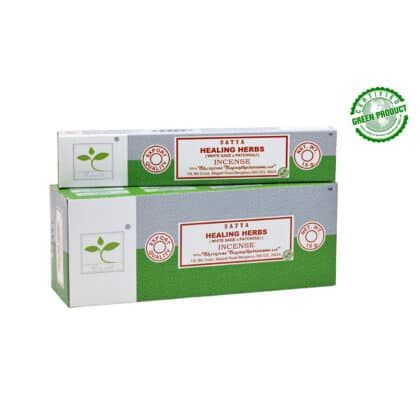 Satya Earth Incense Healing Herbs WHITE SAGE & PATCHOULI