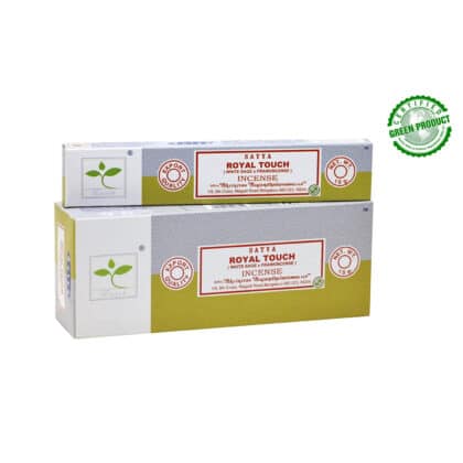 Satya Earth Incense Royal Touch WHITE SAGE & FRANKINCENSE 15g