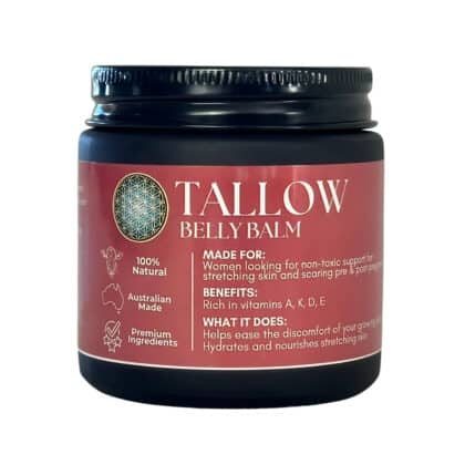 Tallow Belly Balm 100ml - Pachamama Tallow