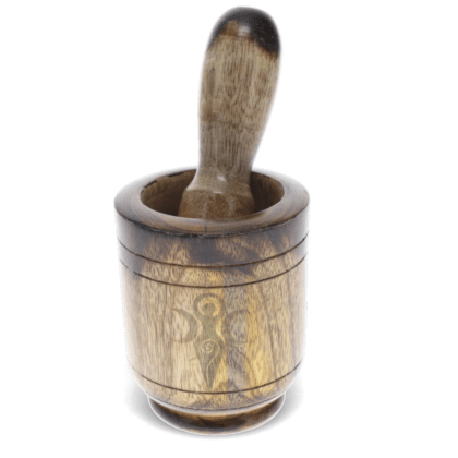 Mortar and Pestle - Goddess Wooden
